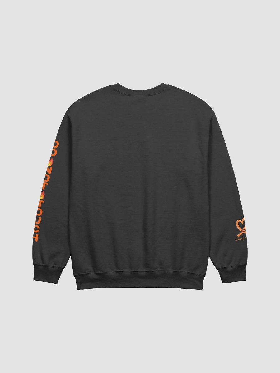 CRPS Warrior Awareness Ribbon Do Not Touch LEFT Arm Crewcut Sweater (Unisex) product image (3)