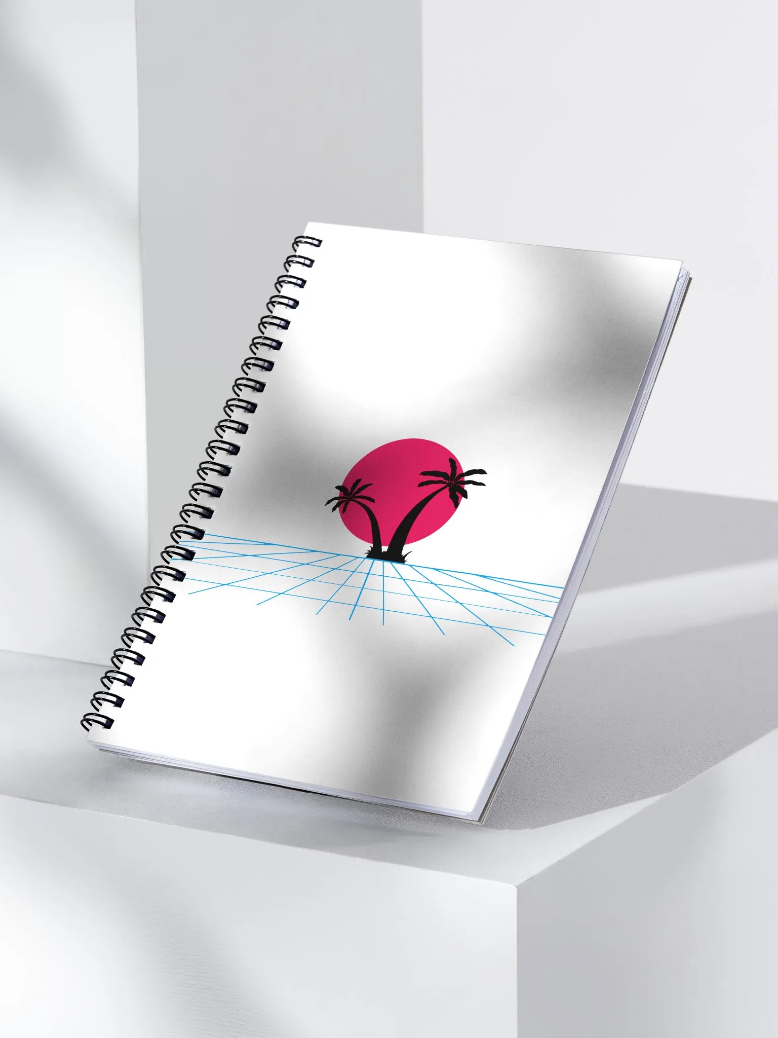 Retro Wave Spiral Notebook product image (3)