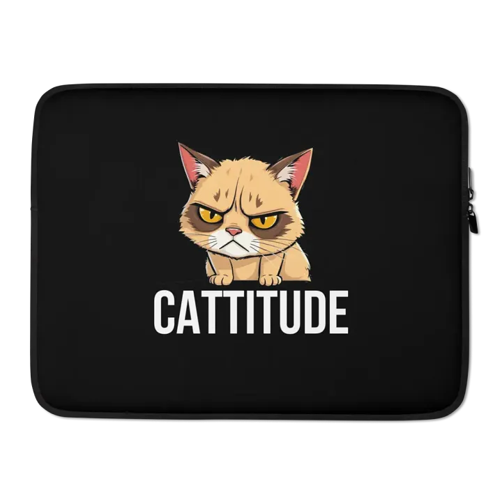 cattitude laptop case product image (1)