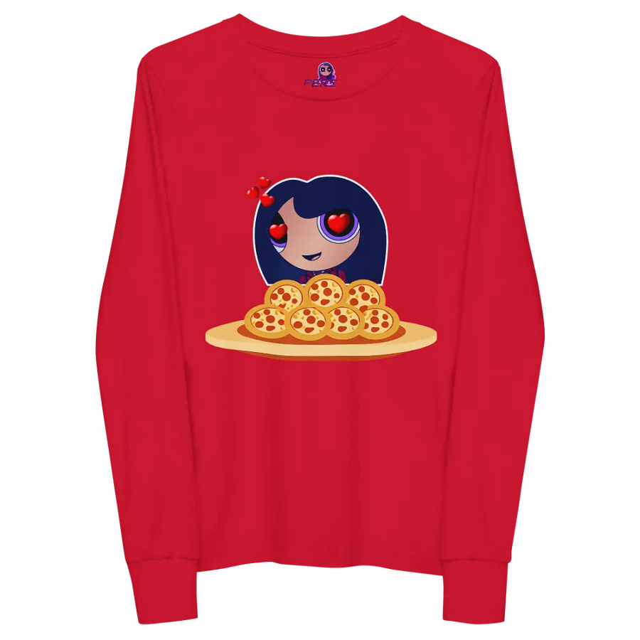 Youth Pizza Love Long Sleeve Top product image (10)