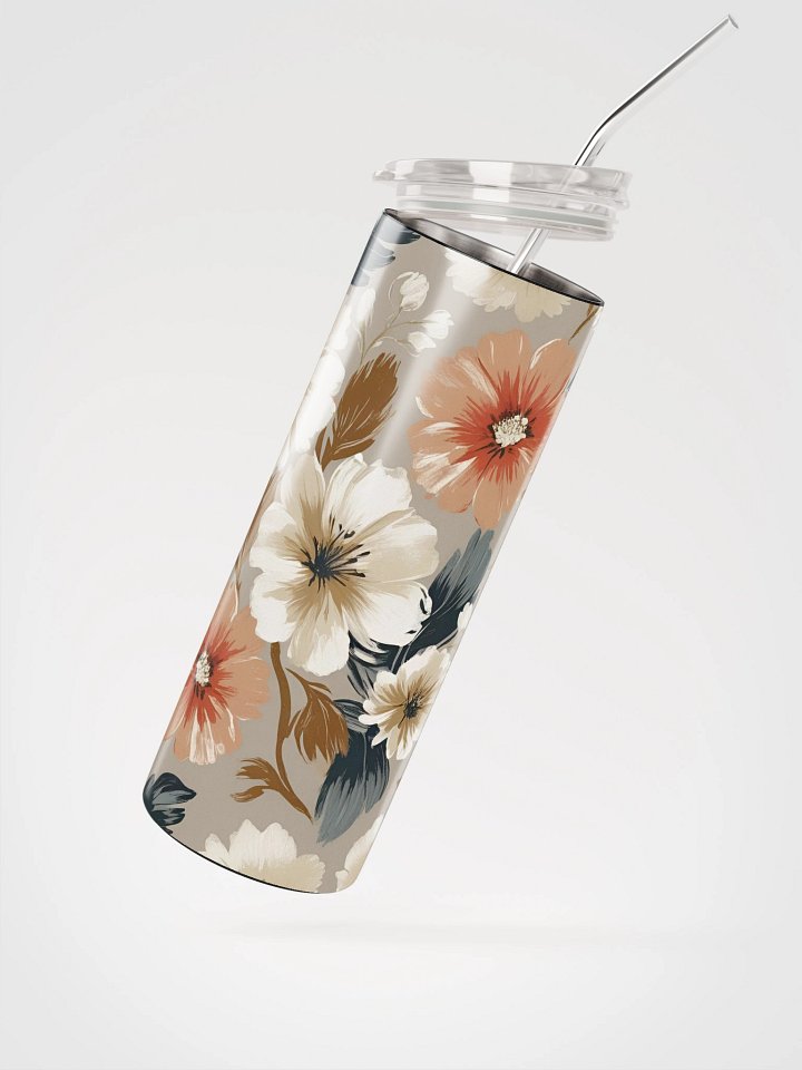 Floral Elegance Stainless Steel Tumbler product image (2)