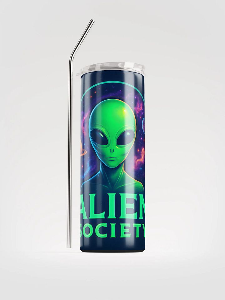 Cosmic Alien Stainless Steel Tumbler product image (1)
