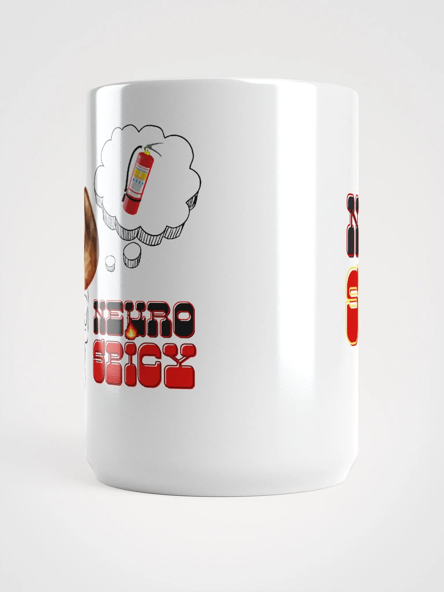 NEUROSPICY white glossy mug product image (2)