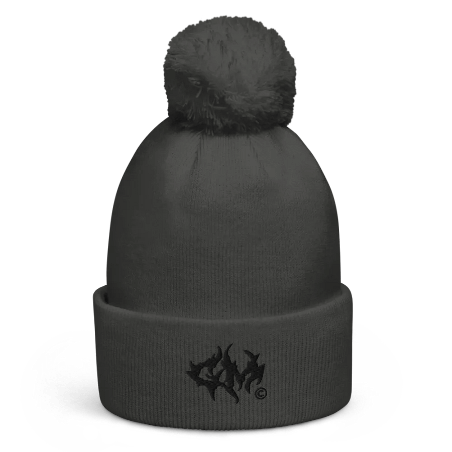 GM Black Logo Pom Pom Beanie product image (3)