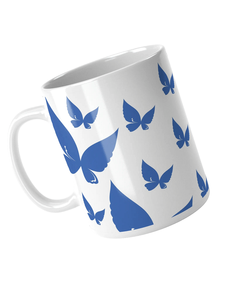 Blue Butterfly Silhouettes Mug product image (9)