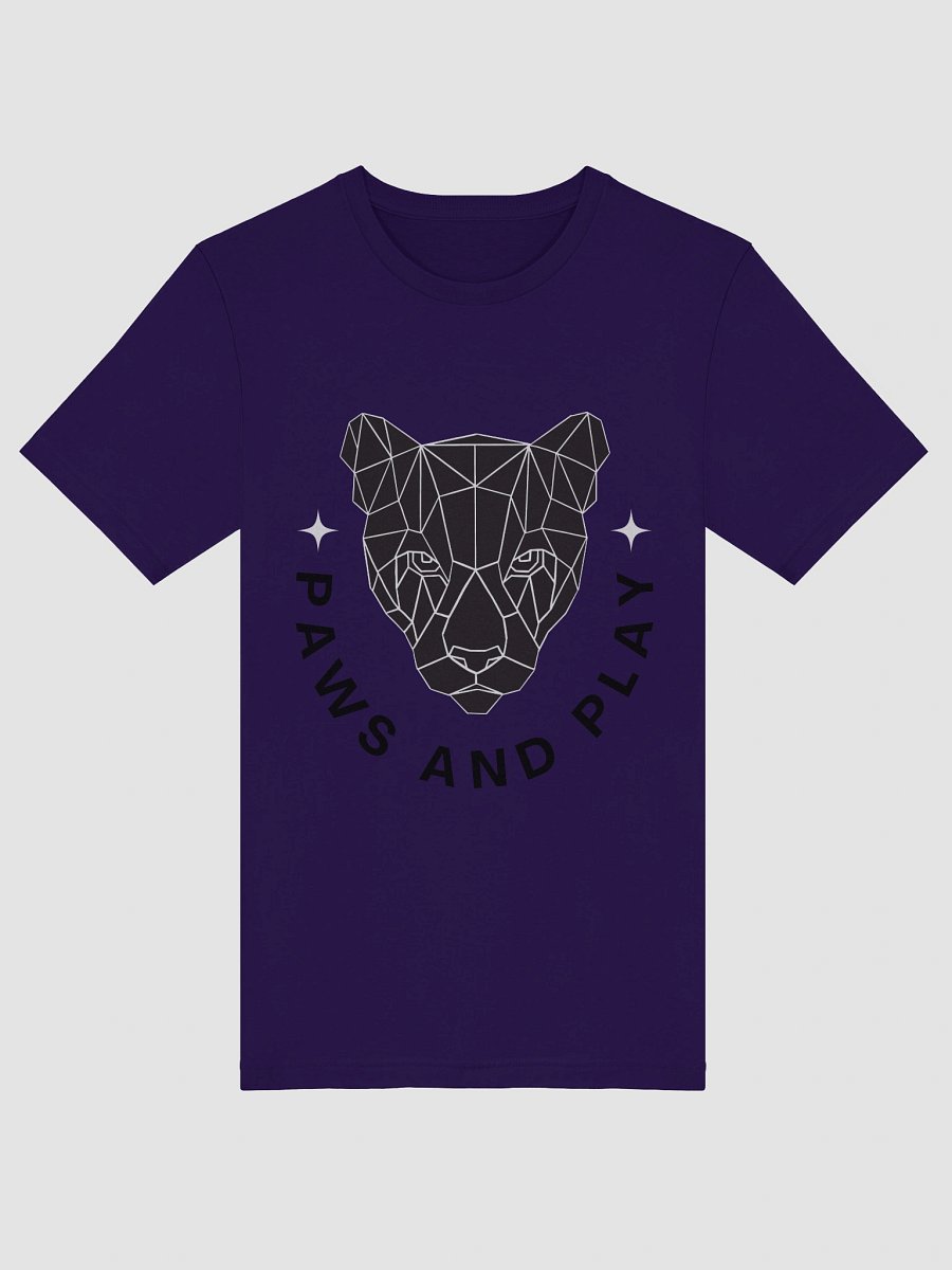 Geometric Big Cat Head T-Shirt product image (46)