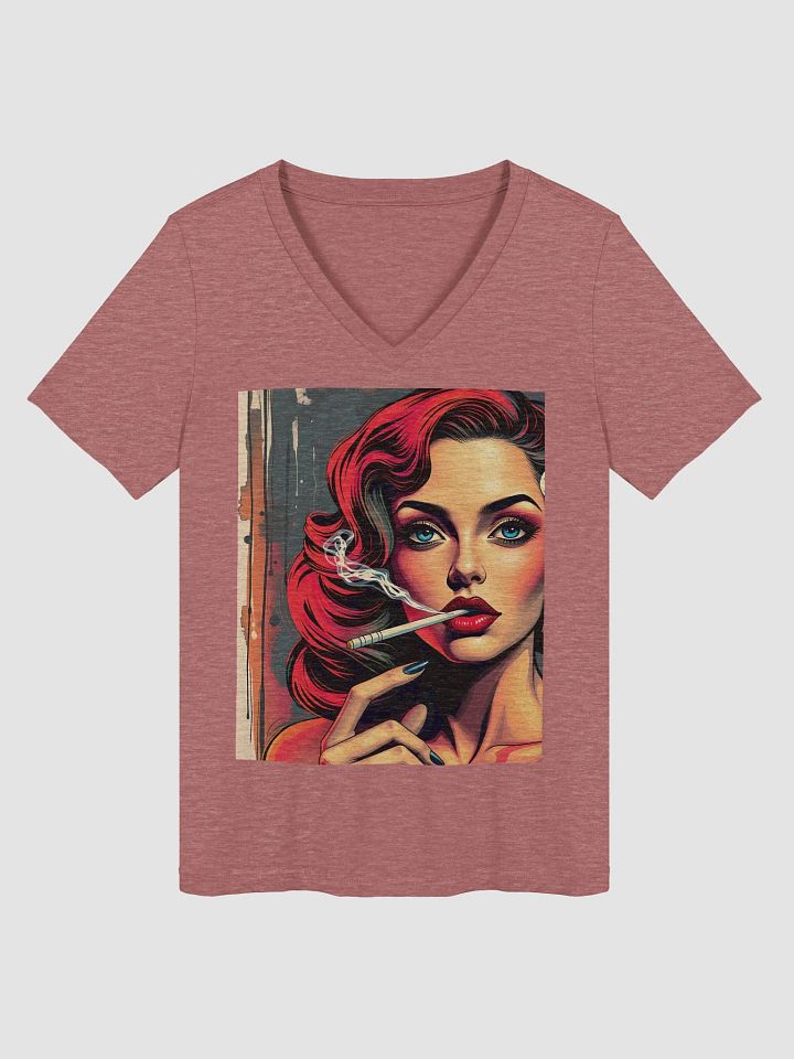 Elegance in Comfort: Relaxed V-Neck T-Shirt product image (1)