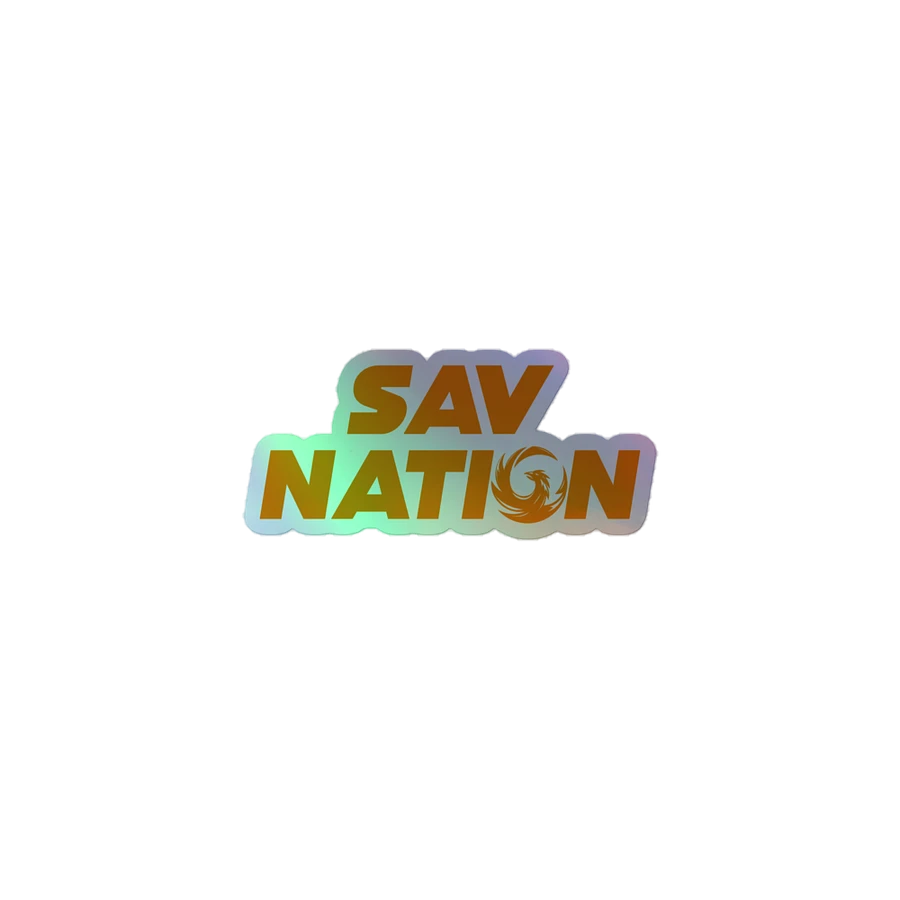 Sav Nation Holo Sticker product image (1)