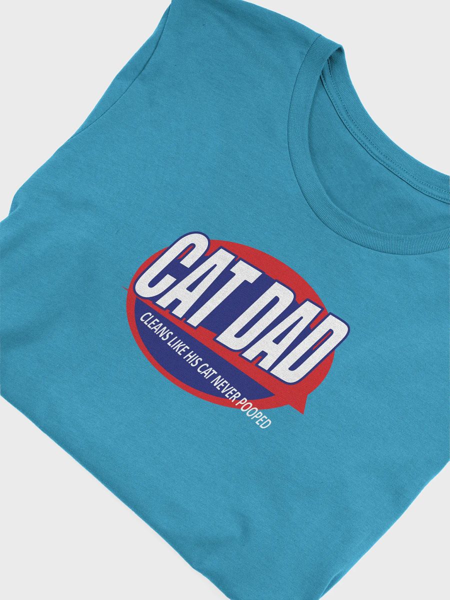 Cat Dad The Litter Box Cleaner Unisex Tee product image (1)