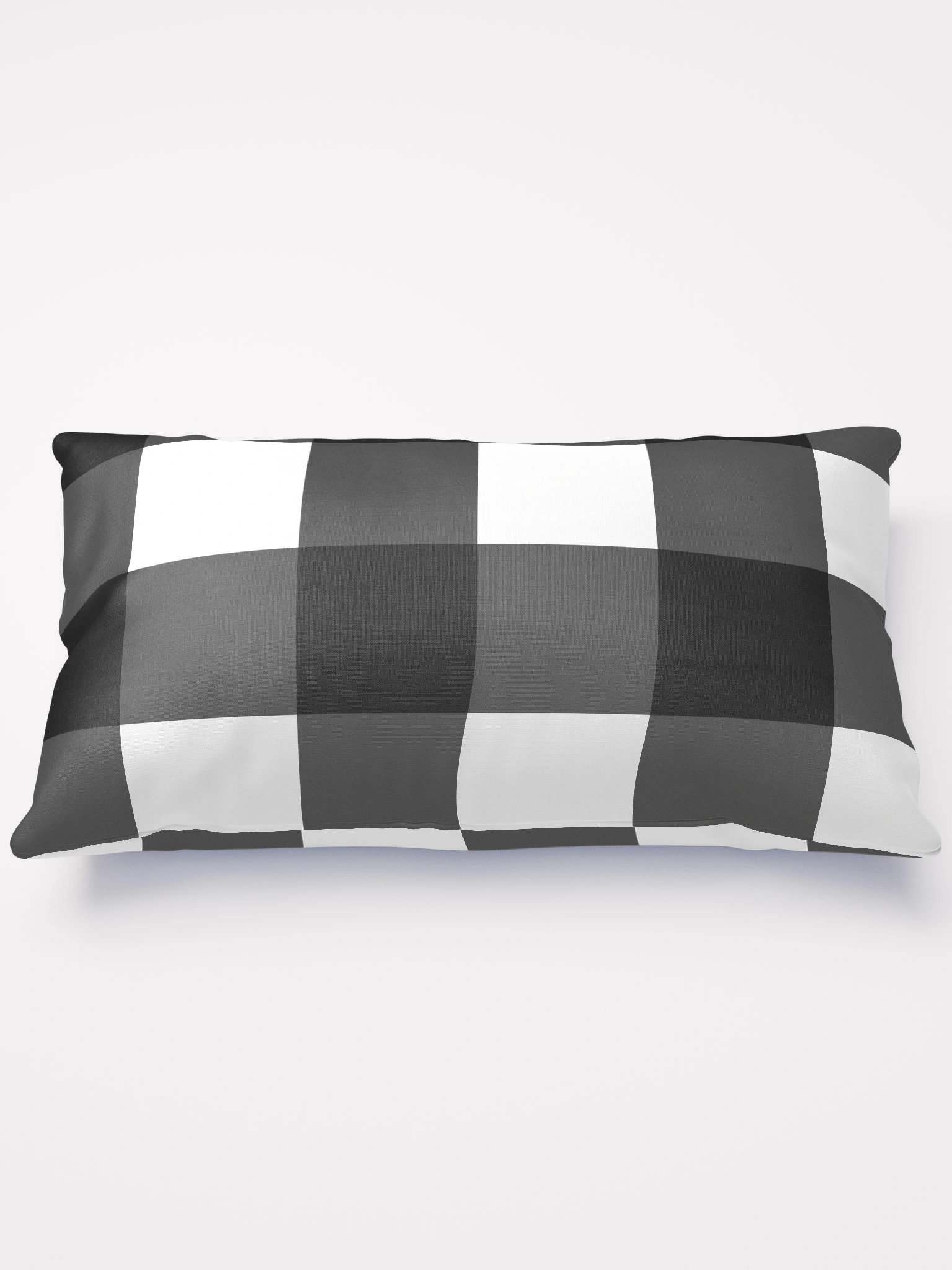 Monochrome Checkerboard Dream Pillow product image (3)