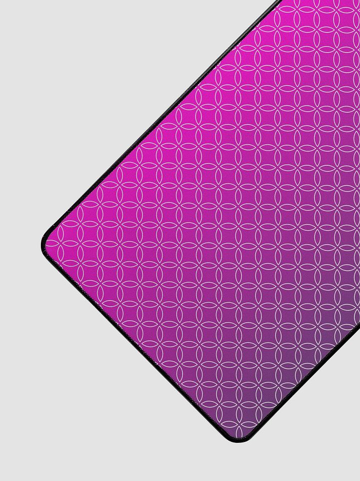 Desk Mat - Japanese Pink Purple Shippo Pattern product image (2)