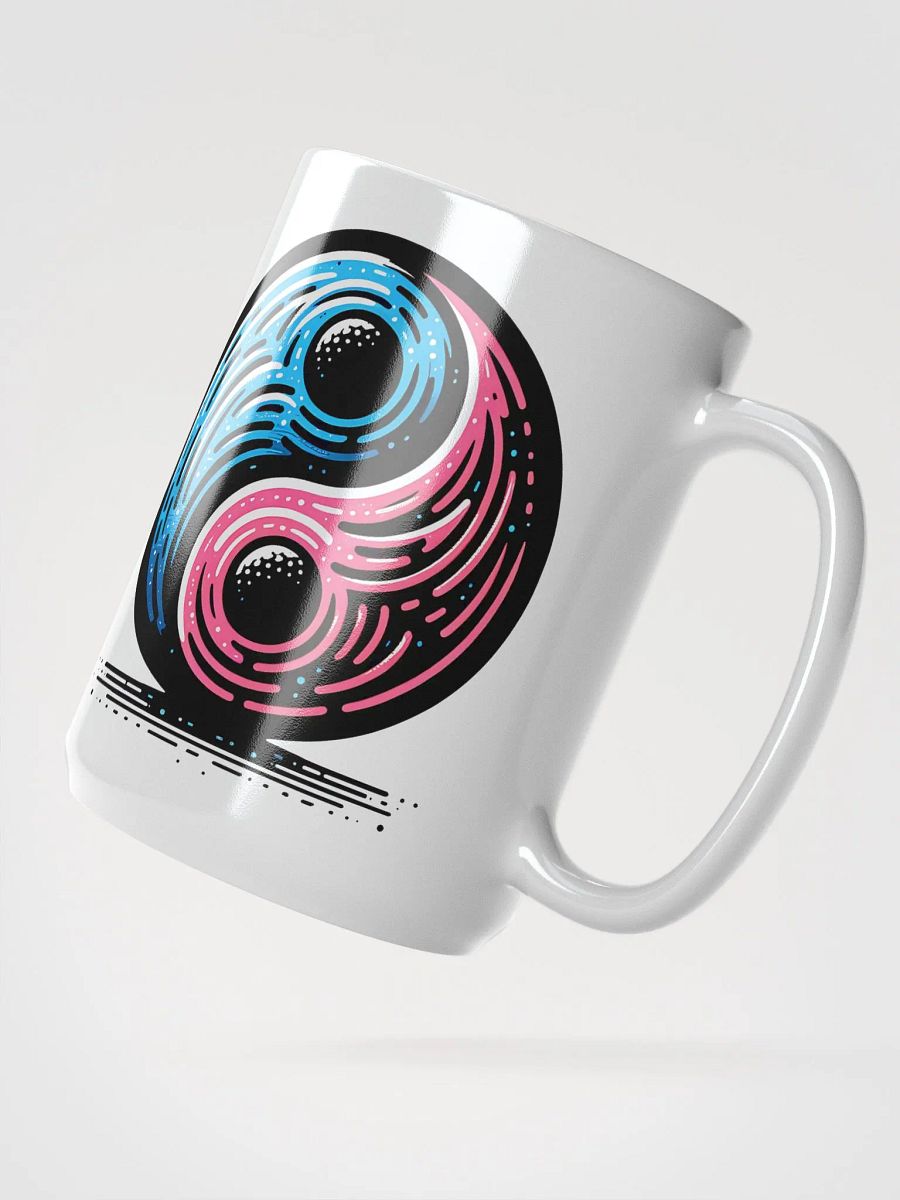 Graffiti Yin Yang Coffee Mug – Sip in Vibrant Harmony 🎨 product image (3)