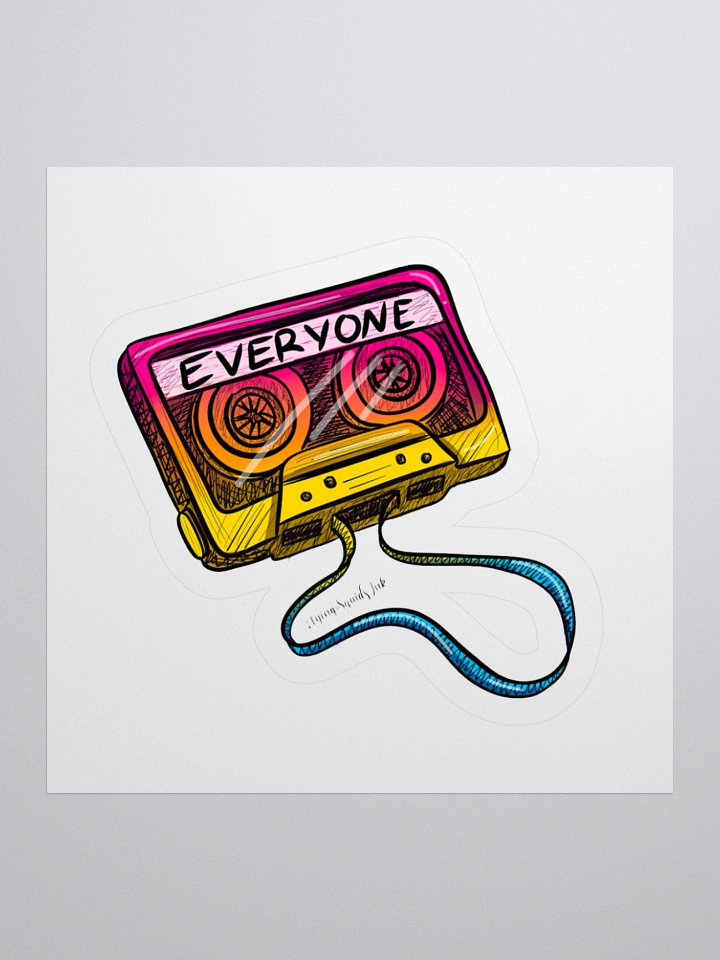 Pansexual Mix Tape- Sticker product image (1)