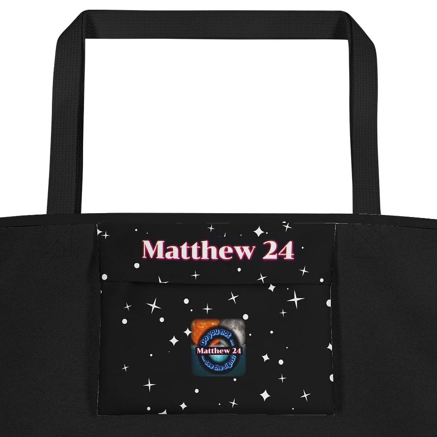 Matthew 24 - See the Signs Tote Bag with Pocket product image (4)