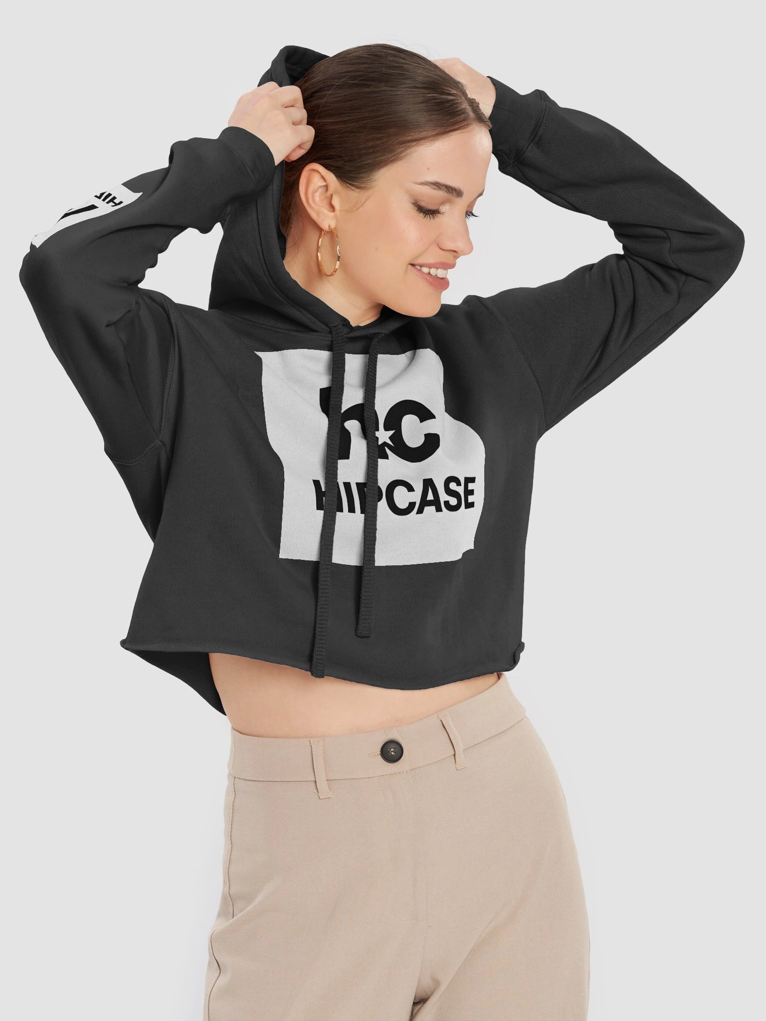 HIPCASE Fleece Crop Hoodie product image (5)