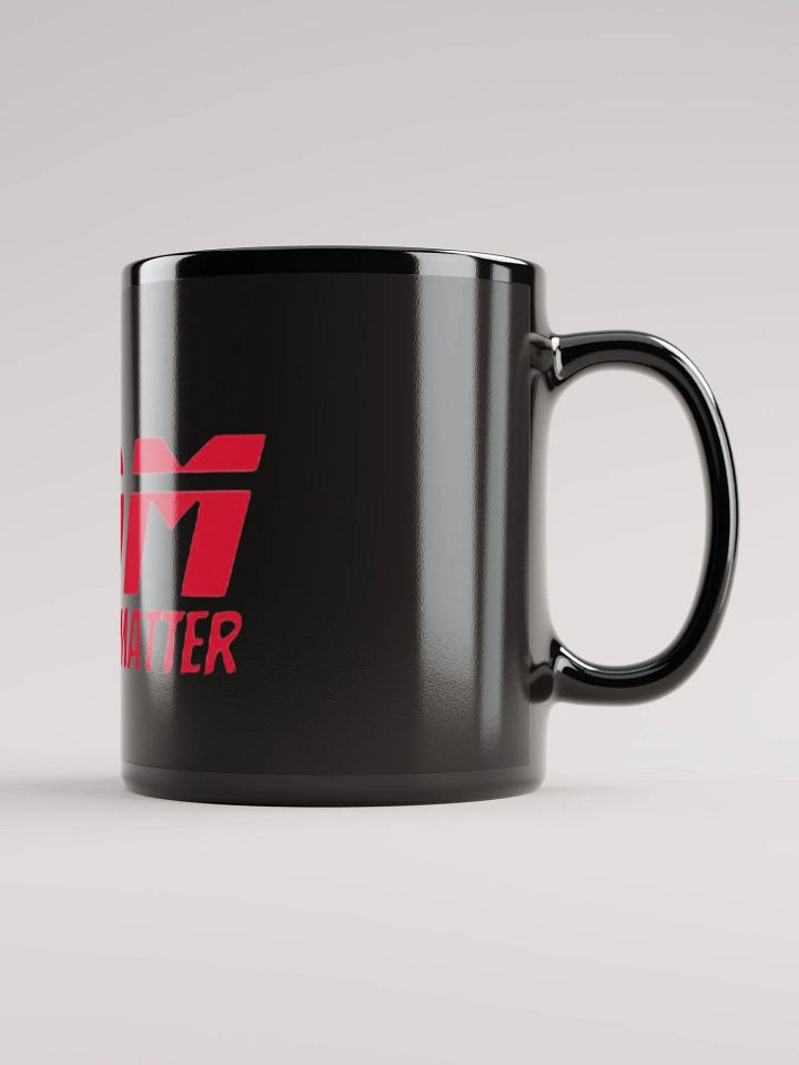 DAD DOES MATTER Black Glossy Mug product image (1)