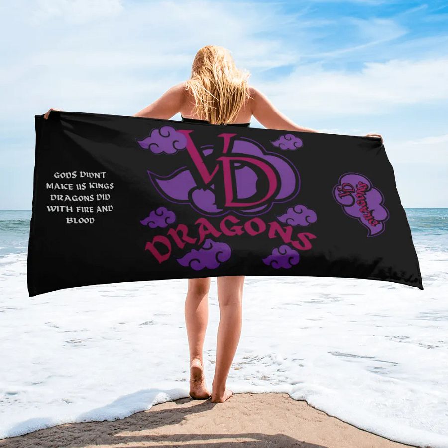 valerian dragons towel (purple) product image (2)