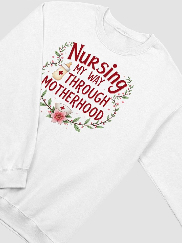 Motherhood Nursing Journey Crewneck Sweatshirt product image (18)