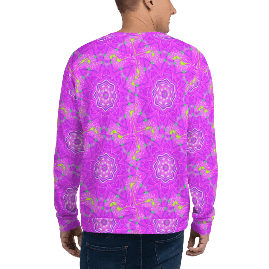 That Abstract Pink Neon Star Unisex Sweatshirt product image (3)