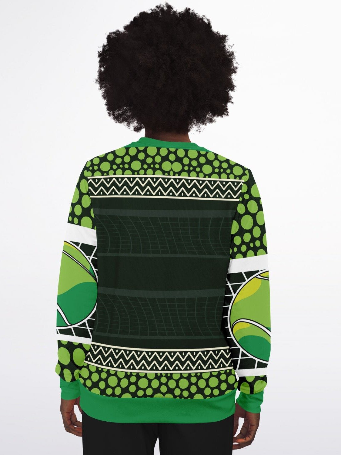 "Kiss My Ace" Tennis Christmas Sweater | Funny Sports Holiday Sweatshirt | Tennis Player Gift | Athletic Winter Outfit product image (8)