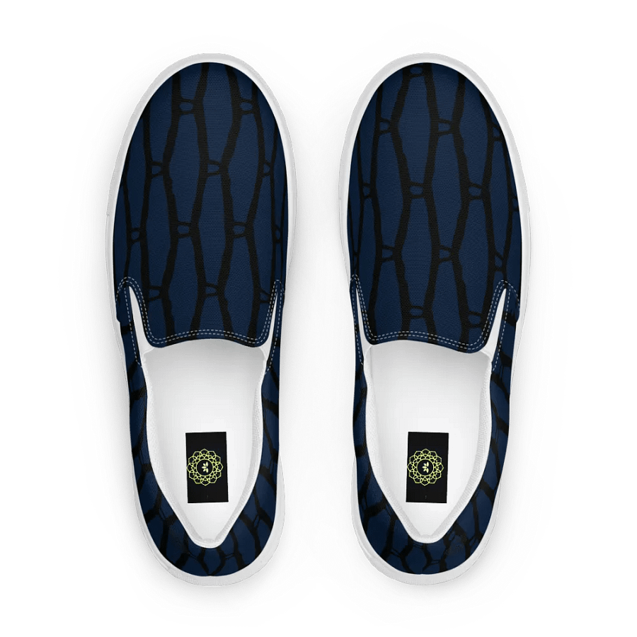 Interconnected Nightfall Canvas Slip-Ons product image (3)