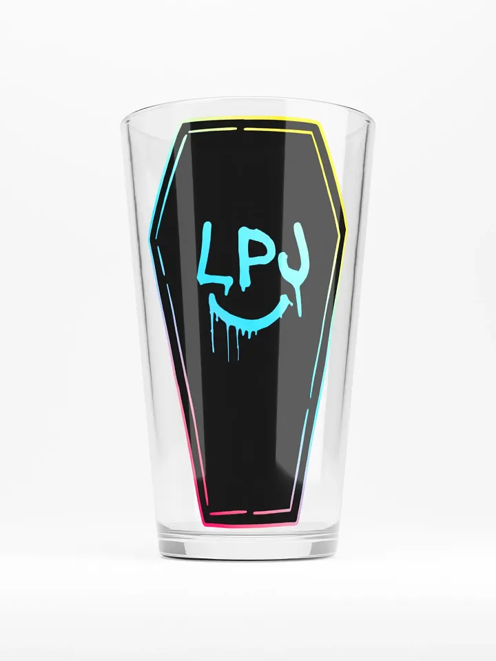 LPJ Coffin Print Pint Glass product image (1)