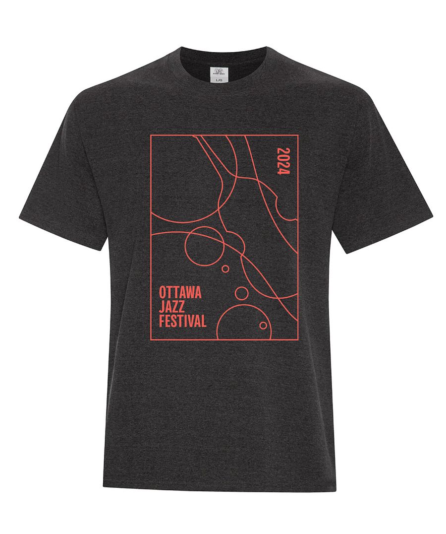 Ottawa Jazz Festival 2024 T-Shirt Grey & Orange product image (1)
