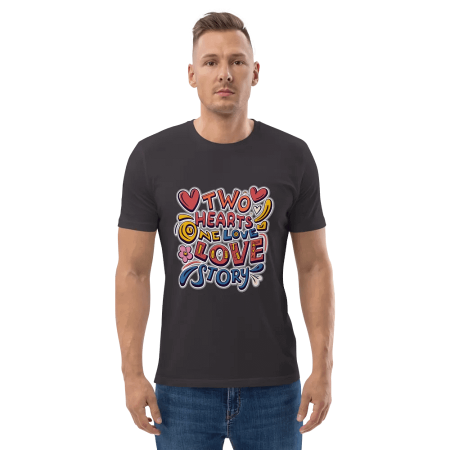 Two Hearts, one love story T-shirt product image (3)
