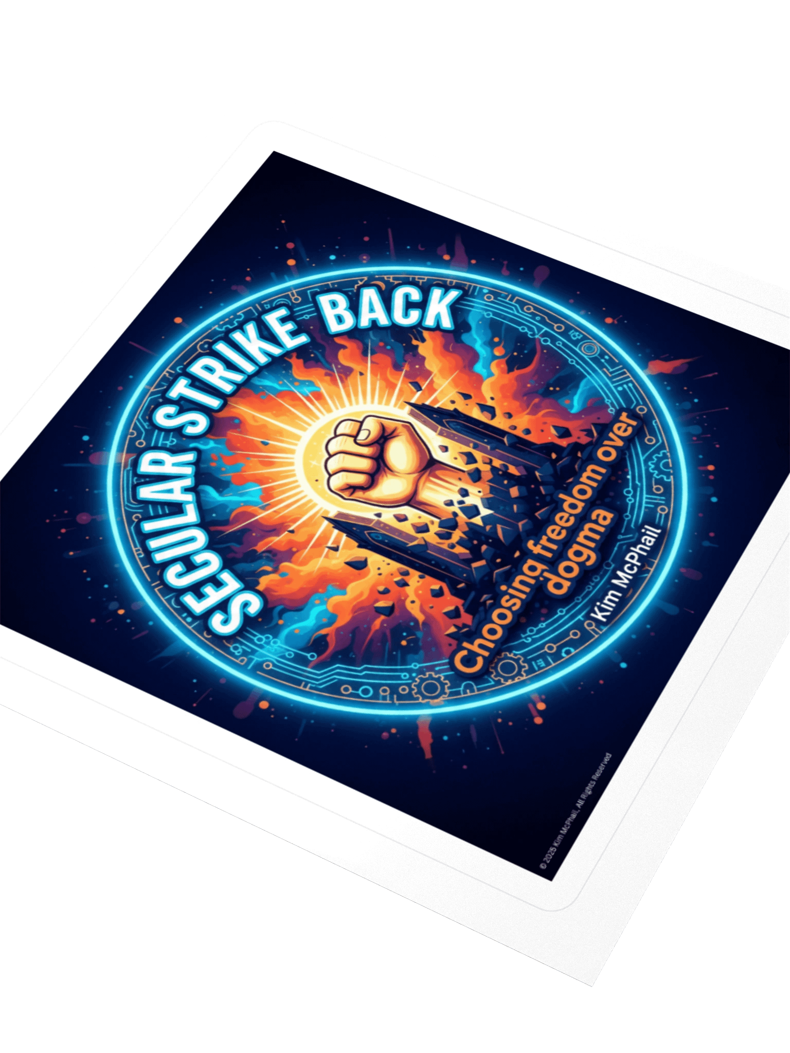 Freedom Fist Explosion Stickers product image (3)