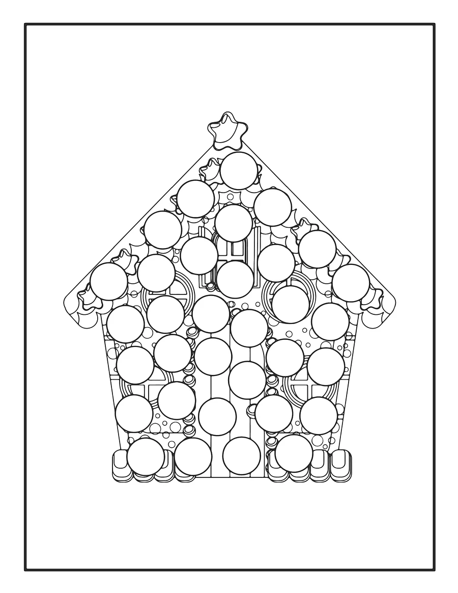 Christmas Dot Marker Coloring Pages product image (3)