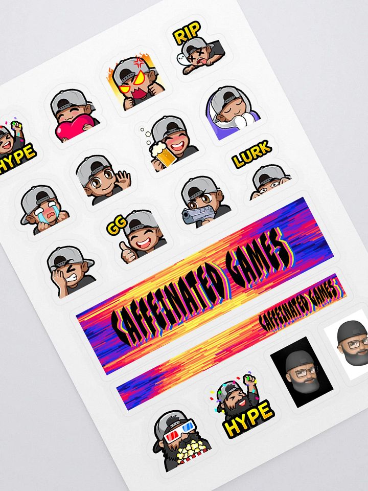 Caffeinated Games Young Caff Stickes product image (1)