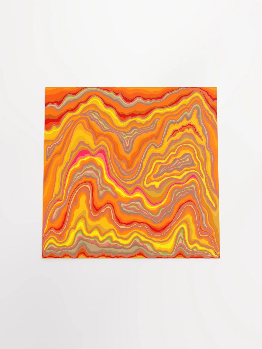 Flowing Topography Poster - Stone No. 12 product image (4)