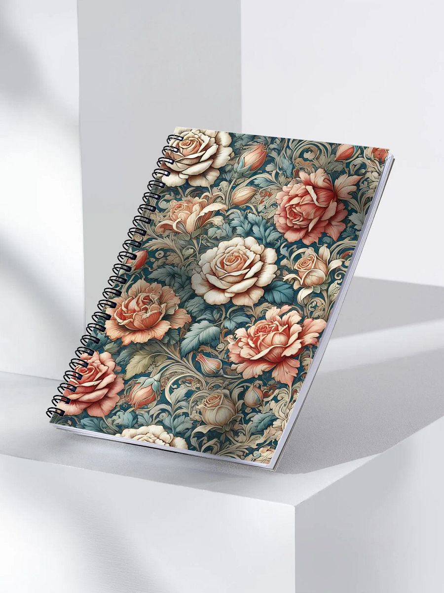 Royal Floral Spiral Notebook product image (3)