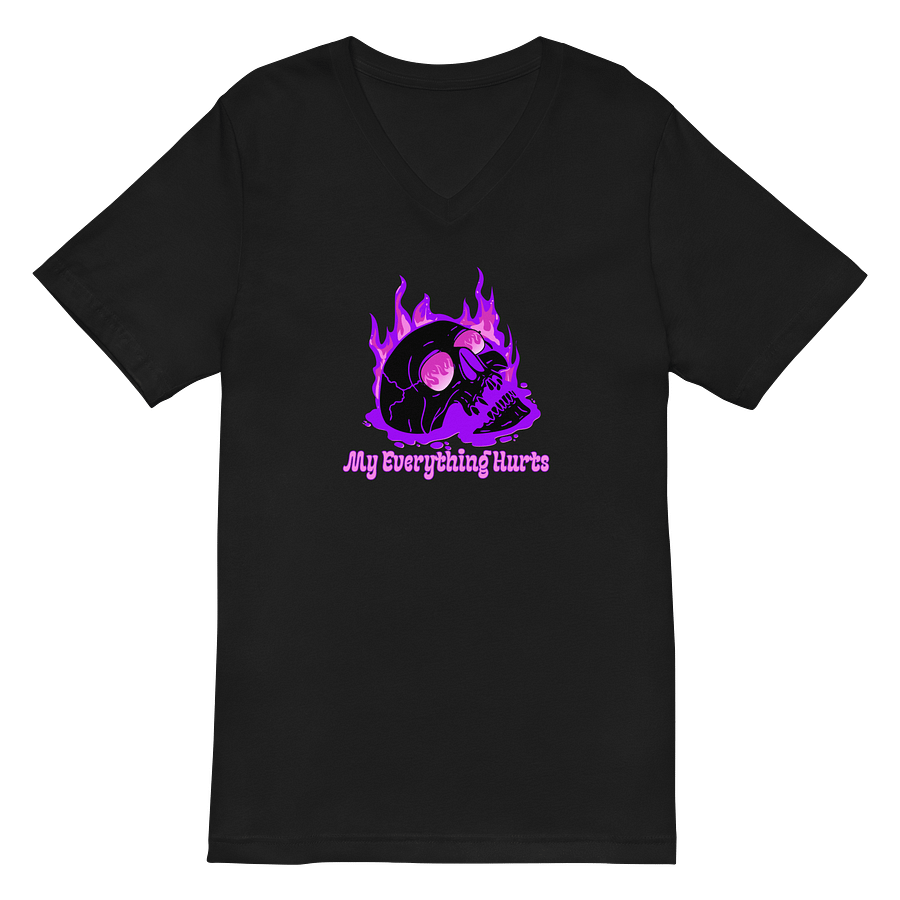 My Everything Hurts! Men's Soft V-Neck (Purple) product image (3)