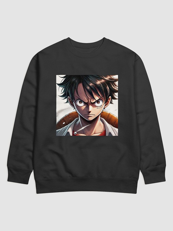 Captain’s Gaze – Luffy’s Unbreakable Will Sweatshirt product image (1)