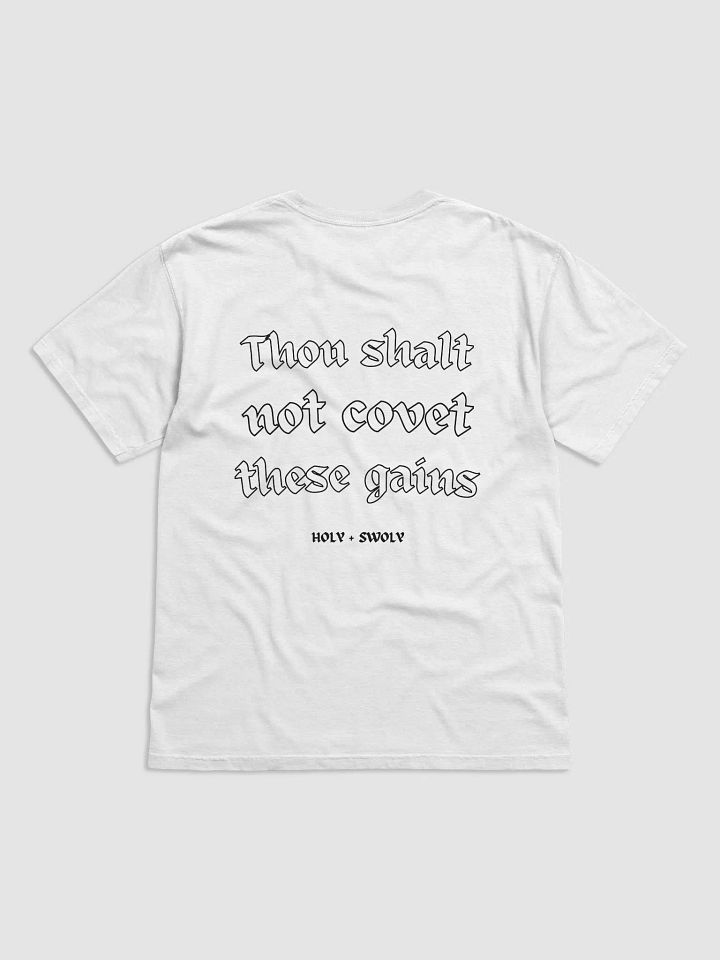 Thou Shall Not Covet (Gains 4 Jesus) | Black Text product image (1)