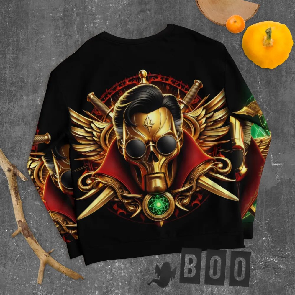 Silver Robot-Skull Face - Unisex Sweatshirt #43 product image (10)