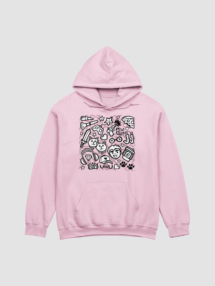 J-Doodle Hoodie (Pink) product image (2)