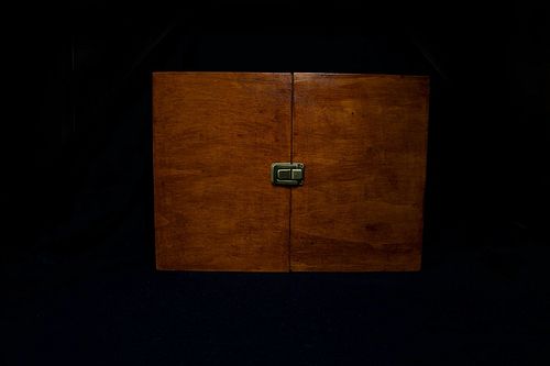 Very nice box, 𝘧𝘰𝘳 𝘮𝘺 𝘵𝘳𝘪𝘯𝘬𝘦𝘵𝘴.

Finally made a DM Screen. Never really needed one before but now that I'm running games more...