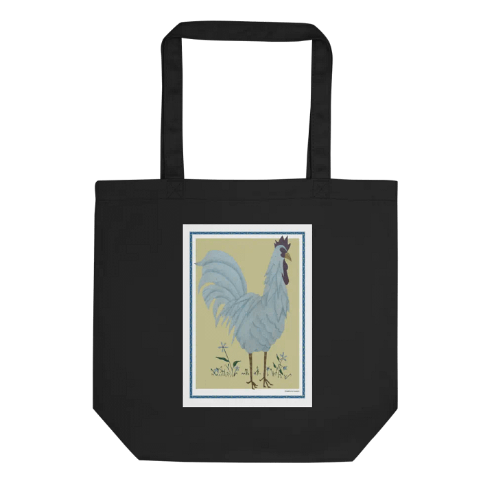 Eco Friendly Tote Bag with Chicken and Yellow Background product image (1)