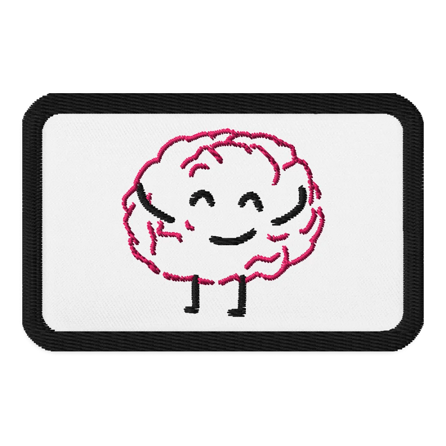 Brainy Brain Embroidered Patches product image (1)