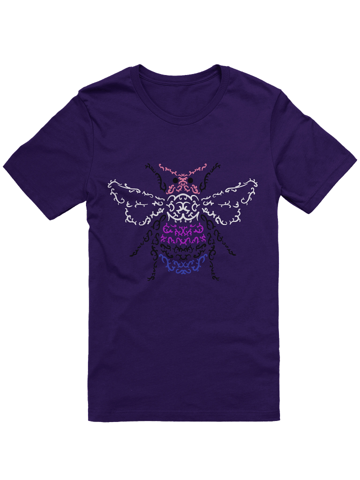 Genderfluid Stripes Bumblebee Graphic Tee product image (2)