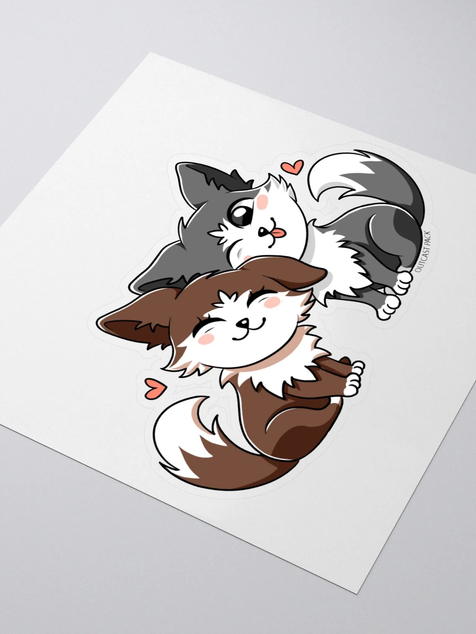 Outcast Pack Wolves Sticker product image (3)
