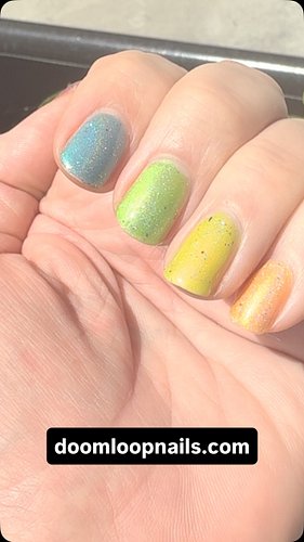 Still some 20% codes left for today’s sale. Use FLASHAF20 at checkout. Happy Pride from Doom Loop!  #IndieNailPolish #QueerOw...