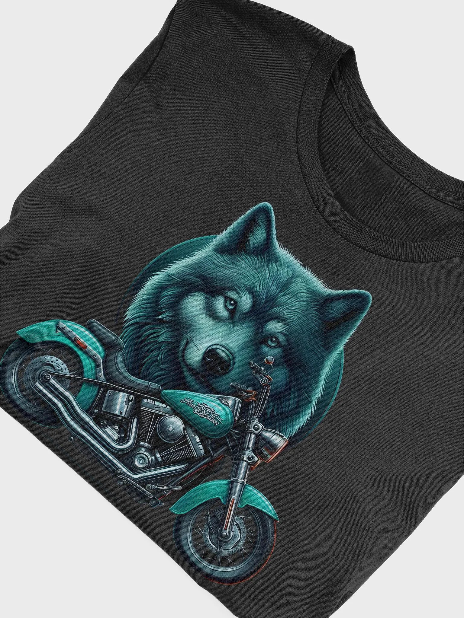 Motorcycle and Wolf - Unisex T-Shirt #13 product image (5)