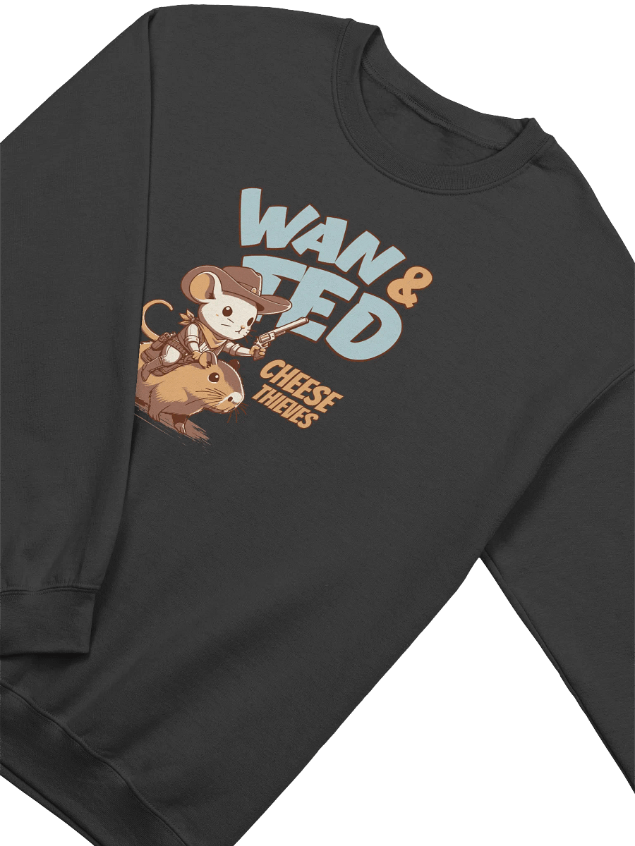 WAN & TED Cheese Thieves Cowboy Sweatshirt product image (11)
