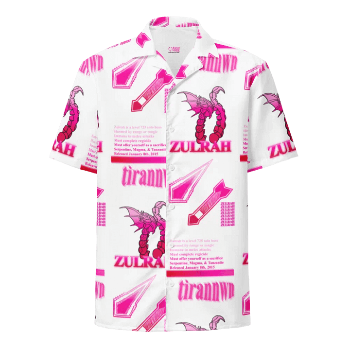 Valentines Zulrah Button Up (White) product image (1)