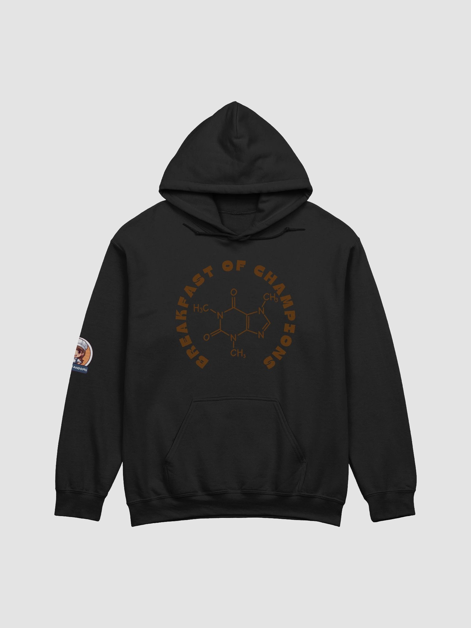 Breakfast of Champions Caffeine Hoodie- Forks & Fandoms product image (4)