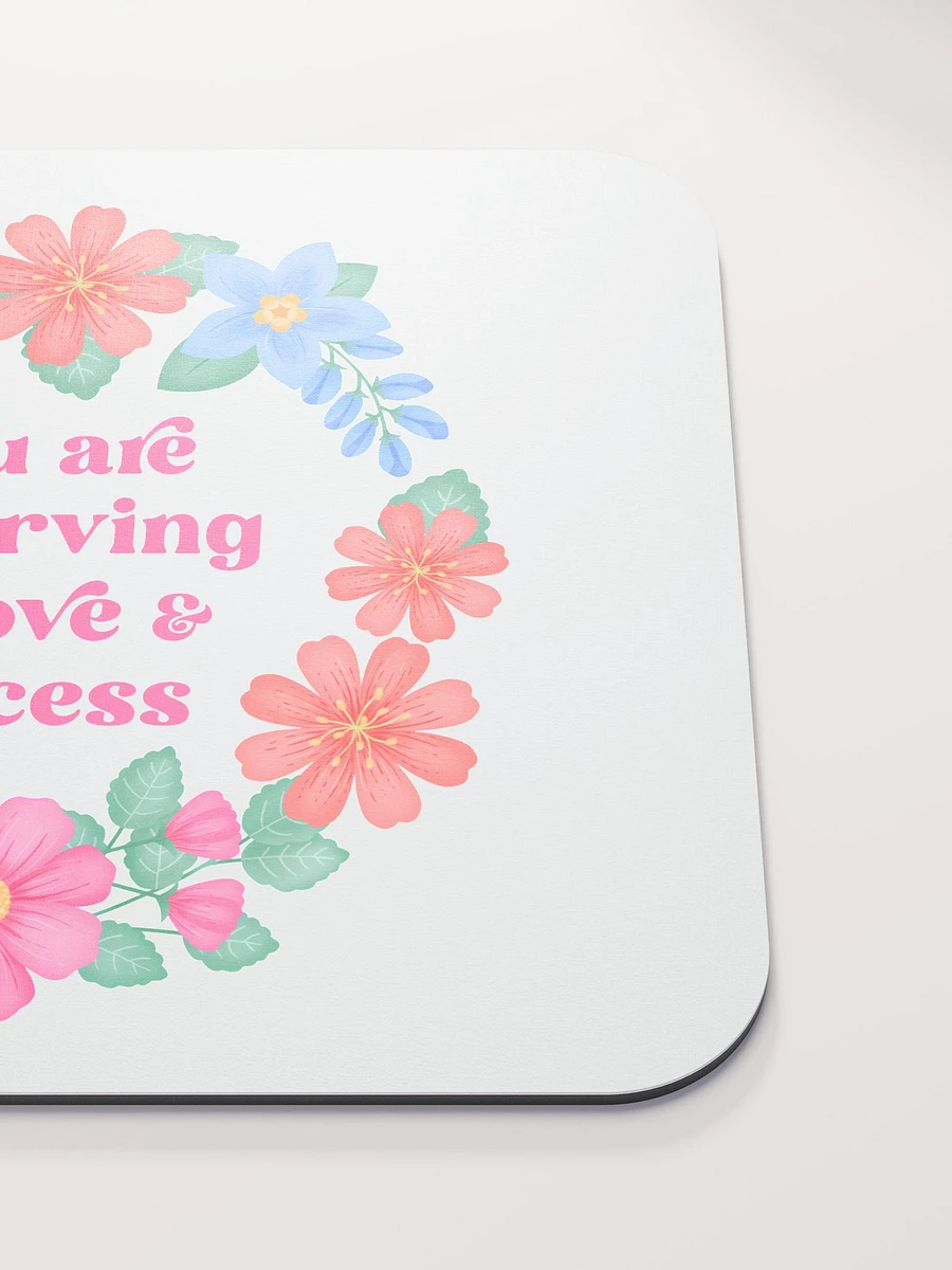 You are deserving of love & success - Mouse Pad White product image (5)