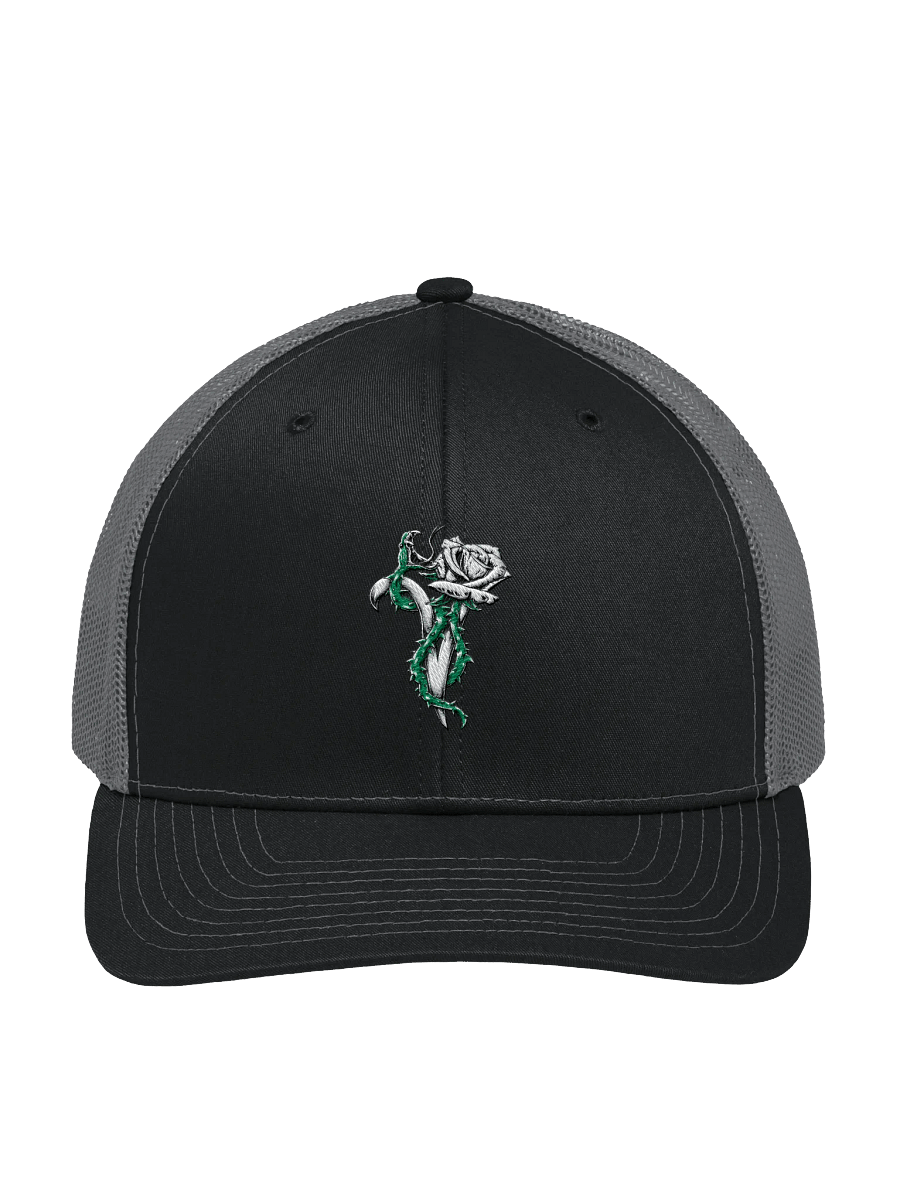 White V-Rose Trucker Hat product image (2)